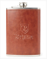 Preview: Brixton Flachmann - Main Label Flask Brown